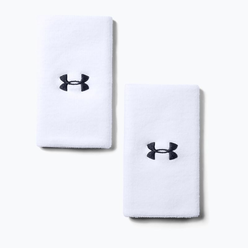 Under Armour 6'' Performance Wristband 2 бр. бяло/черно