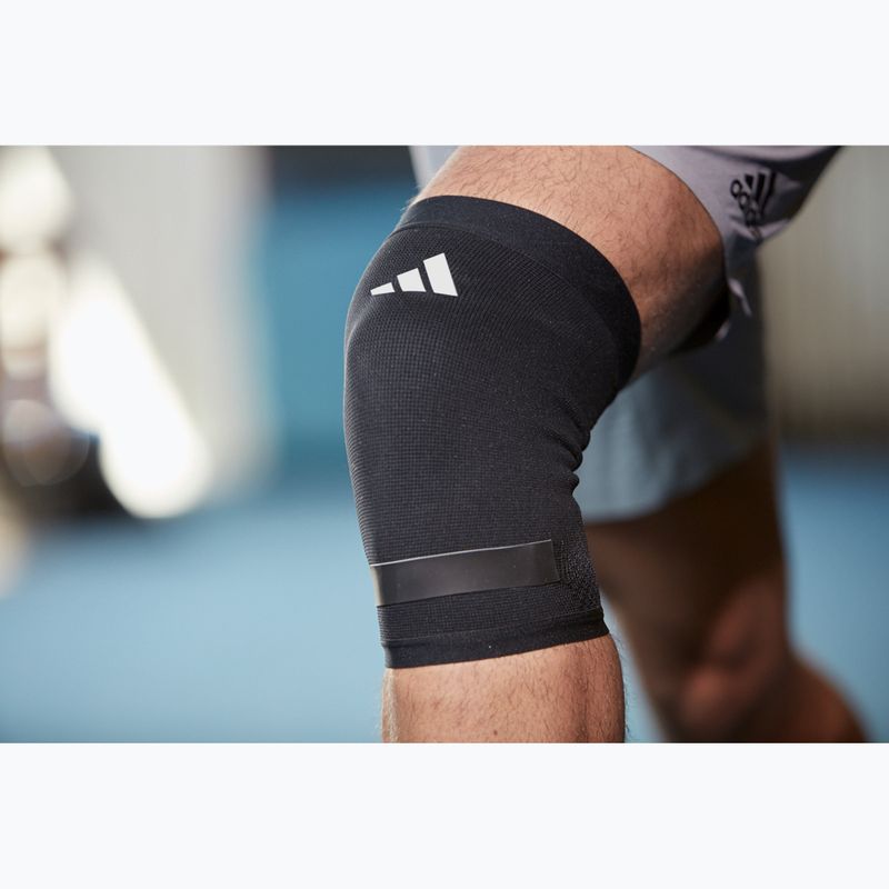adidas Performance лента за компресия на коляното черна/бяла 2