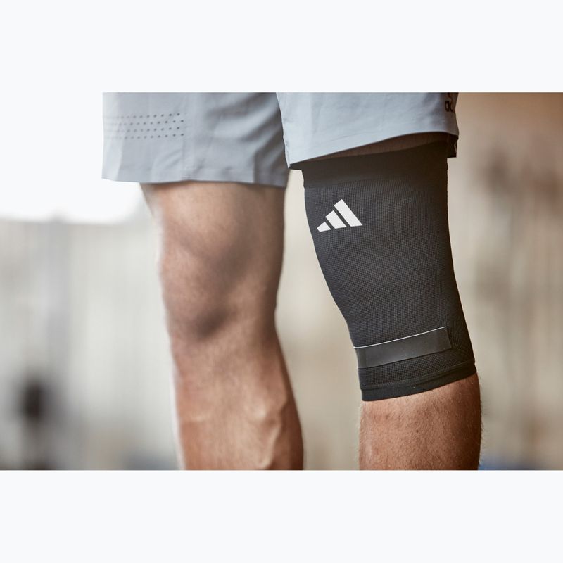 adidas Performance лента за компресия на коляното черна/бяла 3