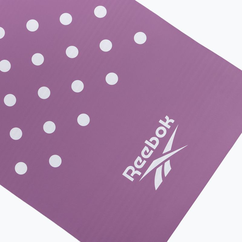 Лилава фитнес постелка Reebok RAMT-12235PL 3