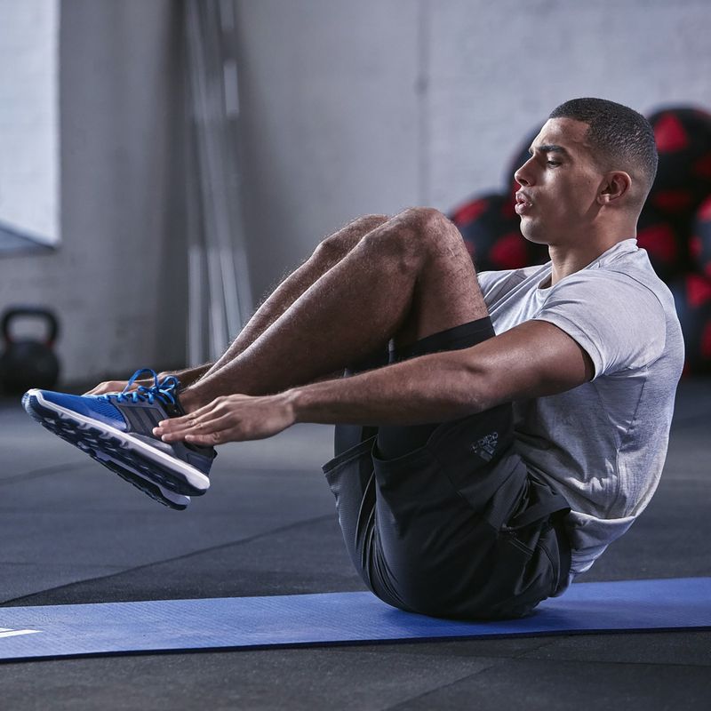adidas фитнес постелка синя ADMT-11014BL 4