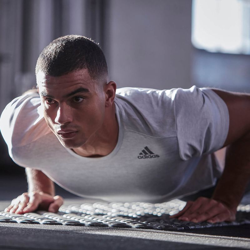 adidas тренировъчна постелка сива ADMT-13232GR 12