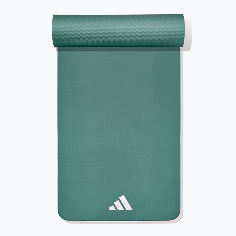 adidas Килимче за йога 8 мм сурово зелено 4