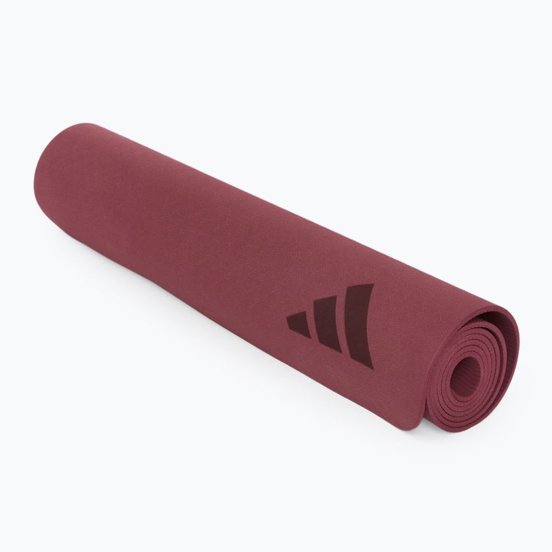 Постелка за йога adidas Premium Yoga 5mm mystery ruby 6
