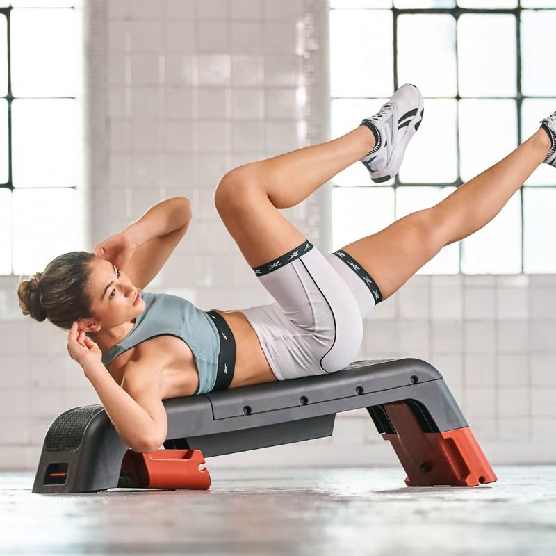 Мултифункционална степ платформа Reebok Deck red 10