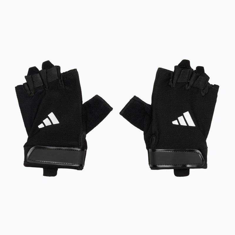 adidas Essential Тренировъчни ръкавици черно/бяло 2