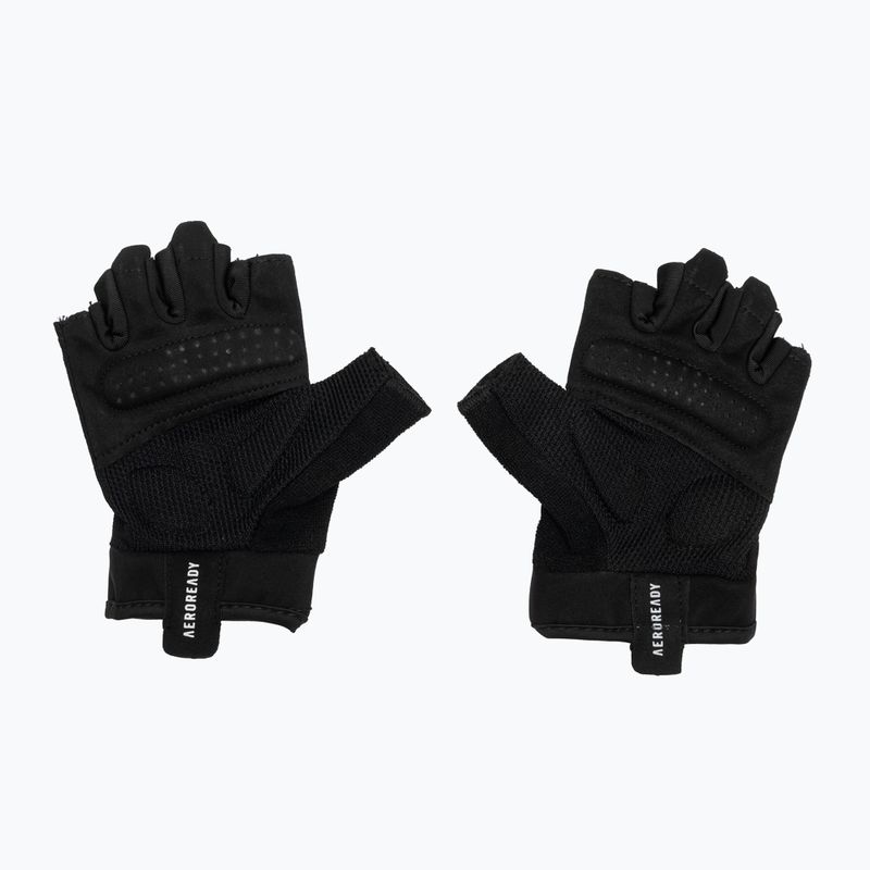 adidas Essential Тренировъчни ръкавици черно/бяло 3