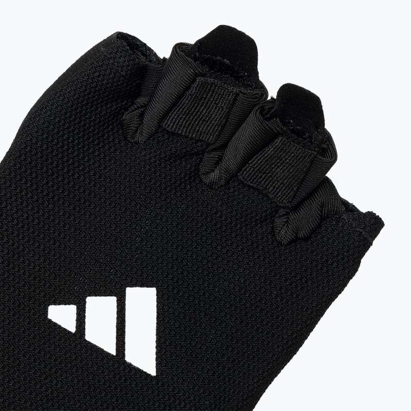 adidas Essential Тренировъчни ръкавици черно/бяло 4