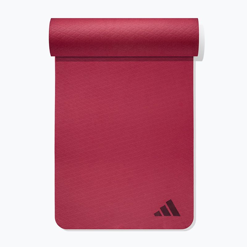 adidas Килимче за йога 4 мм колективно бордо 3