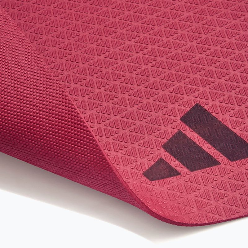adidas Килимче за йога 4 мм колективно бордо 4