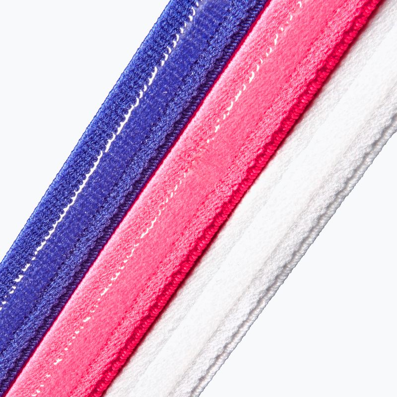 Ленти за глава adidas Hairbands 3 pack lucid blue/lucid pink/white 4
