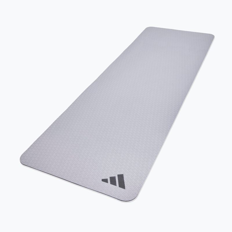 Постелка за фитнес adidas Yoga 6 mm silver/violet 2