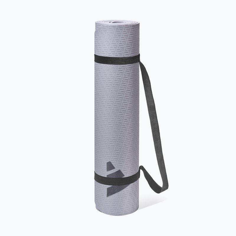 Постелка за фитнес adidas Yoga 6 mm silver/violet 8