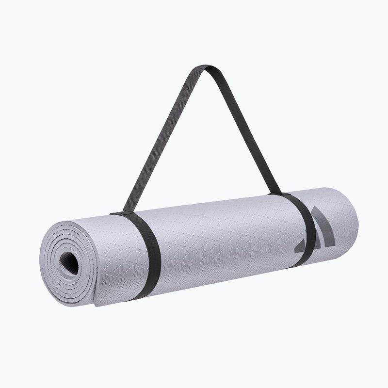 Постелка за фитнес adidas Yoga 6 mm silver/violet 9