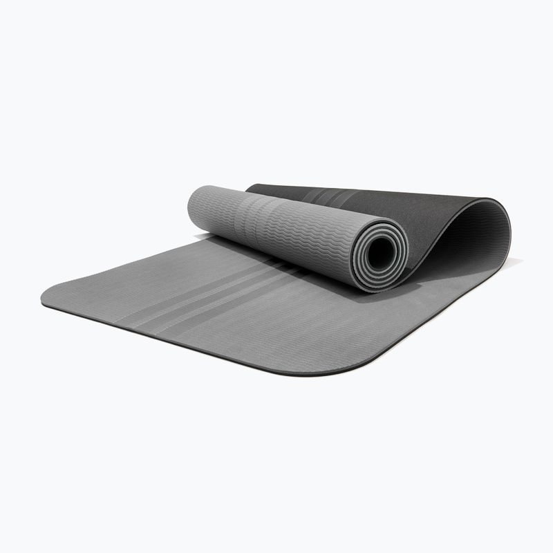 Постелка за йога adidas Double Sided Yoga grey 6