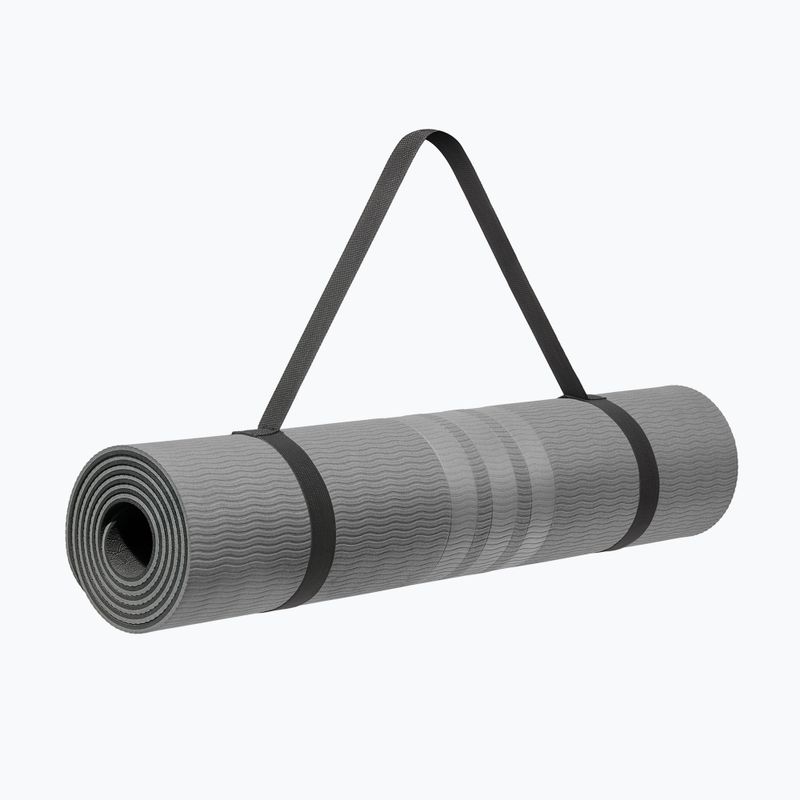 Постелка за йога adidas Double Sided Yoga grey 9