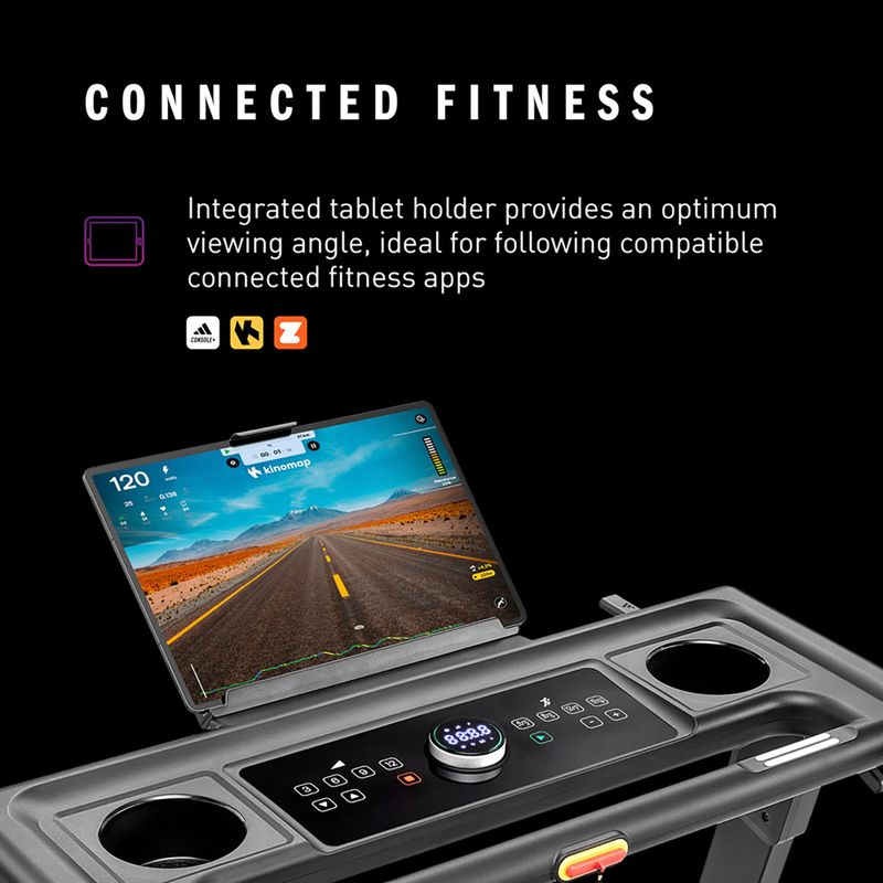 Електрическа пътека adidas T-1 Folding Treadmill черна 17