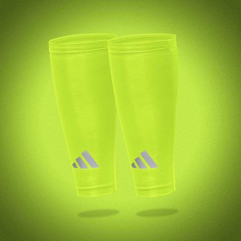 Компресионни превръзки за прасец adidas Climacool Compression Calf Sleeves lucid lemon 6
