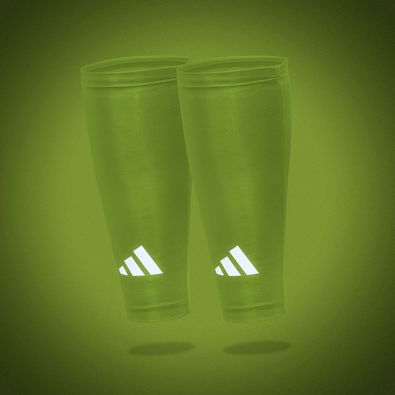 Компресионни превръзки за прасец adidas Climacool Compression Calf Sleeves lucid lemon 7