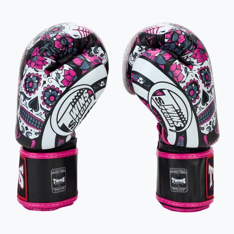 Боксови ръкавици Twins Special Fancy FBGVL3-53 Skull pink/black 4