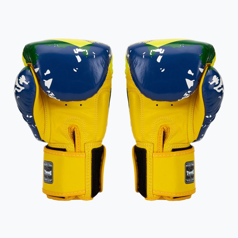Боксови ръкавици Twins Special FBGVL3-44 Brasil yellow/red/blue 2
