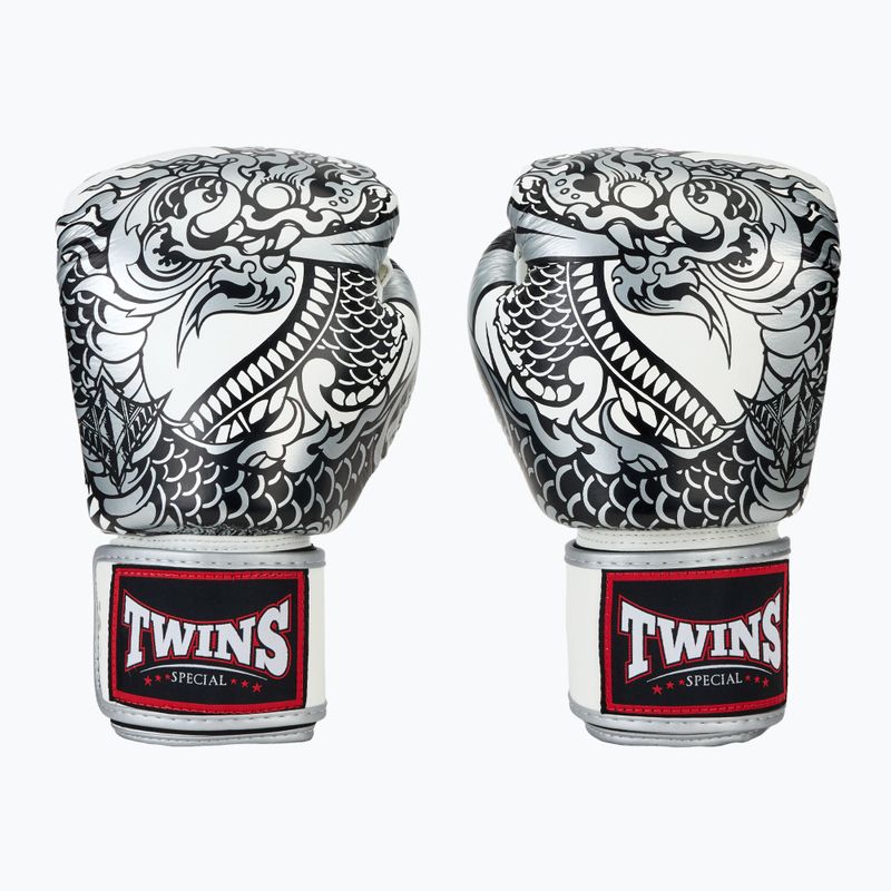 Боксови ръкавици Twins Special Fancy FBGVL3-52 white/silver