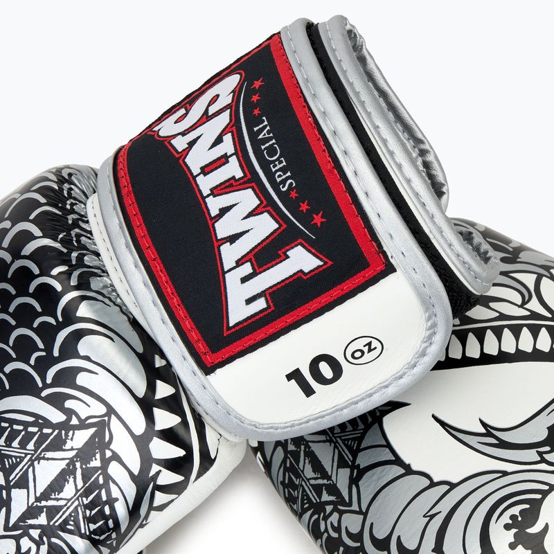 Боксови ръкавици Twins Special Fancy FBGVL3-52 white/silver 5