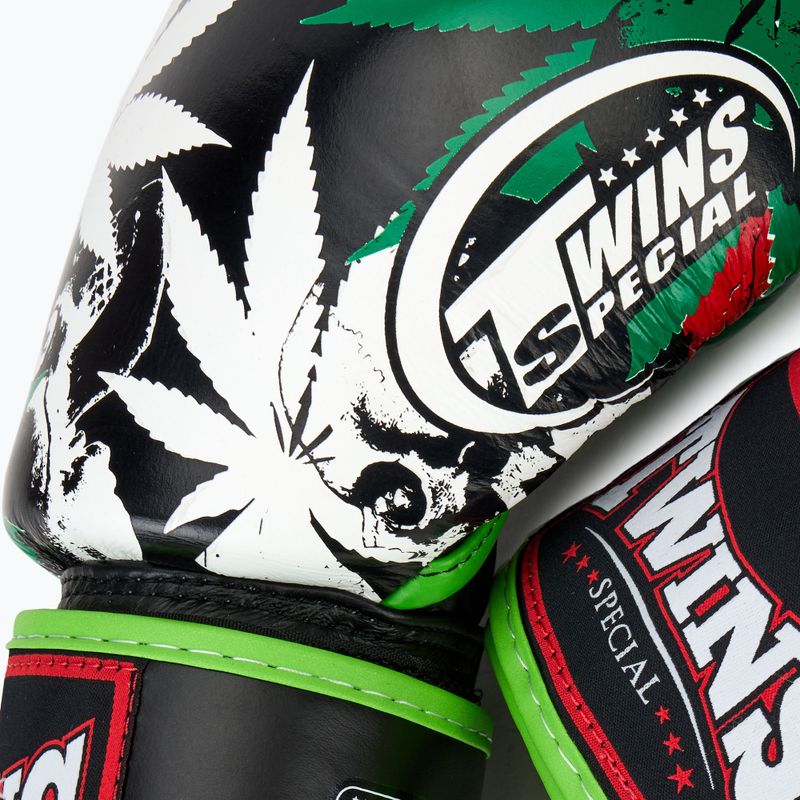 Боксови ръкавици Twins Special Fancy FBGVL3-54 Grass green/black 5