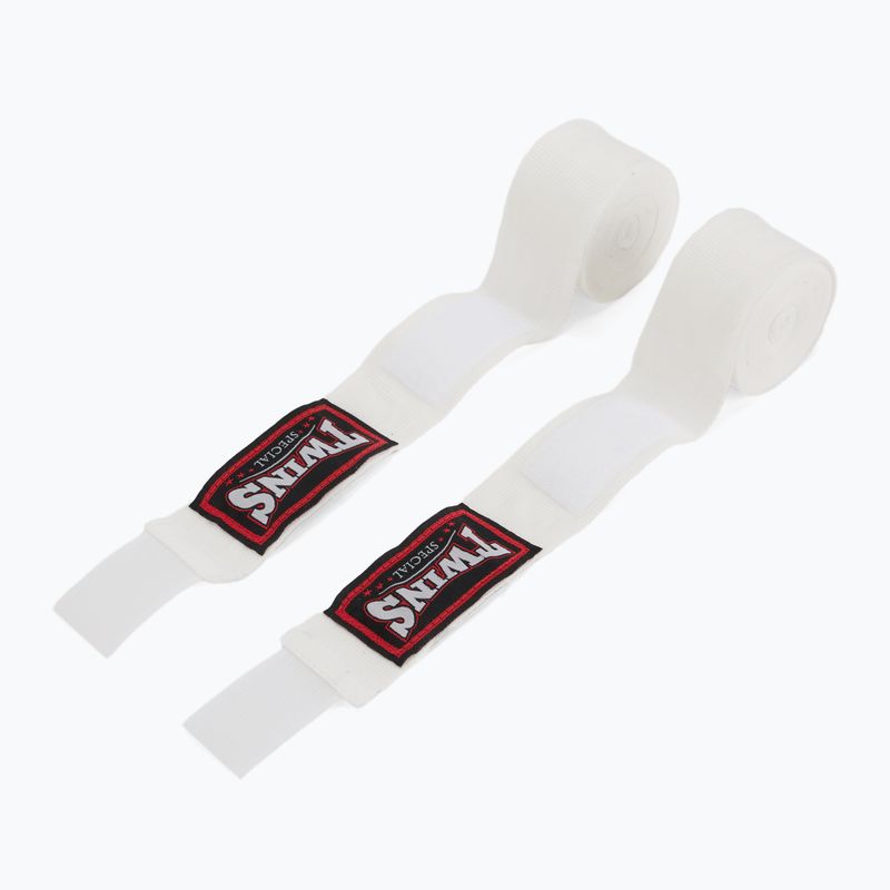 Боксови бандажи Twins Special CH6 300 cm white 2
