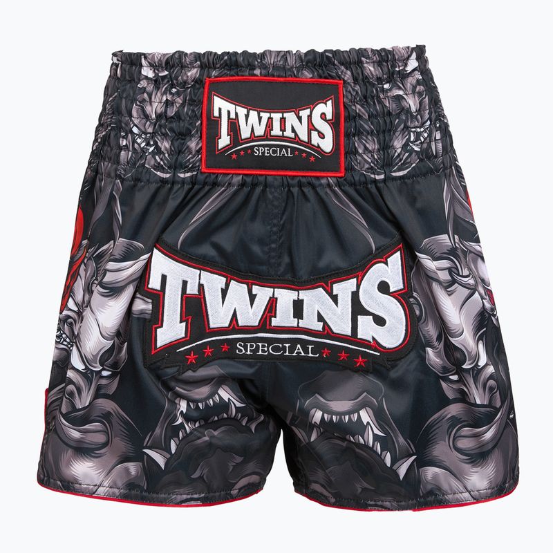 Тренировъчни шорти Twins Special Muay Thai Twins Kabuki black/white/red
