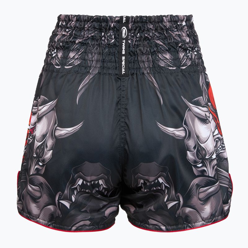 Тренировъчни шорти Twins Special Muay Thai Twins Kabuki black/white/red 2