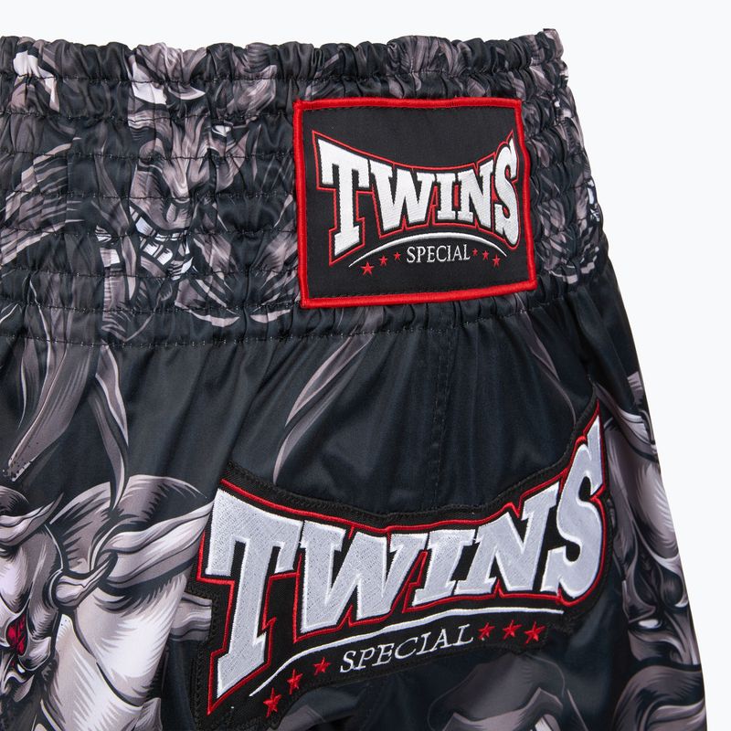 Тренировъчни шорти Twins Special Muay Thai Twins Kabuki black/white/red 3