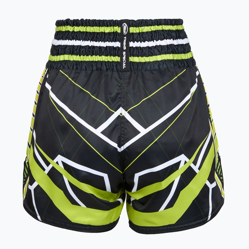 Тренировъчни шорти Twins Special Muay Thai Twins Racing black/yellow/white/red 2