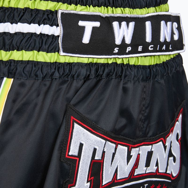 Тренировъчни шорти Twins Special Muay Thai Twins Racing black/yellow/white/red 3