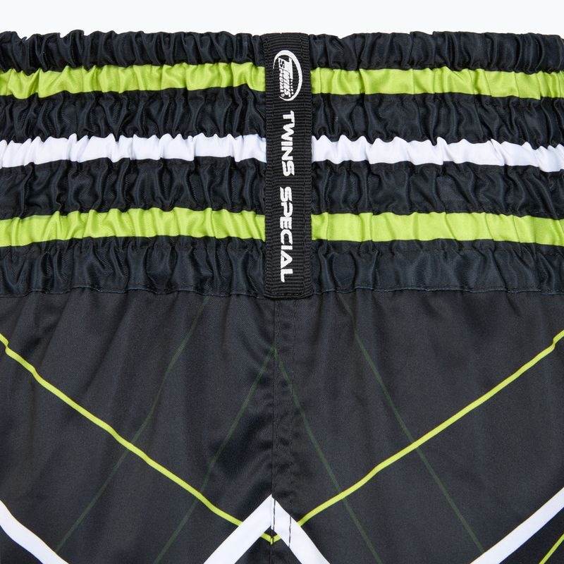 Тренировъчни шорти Twins Special Muay Thai Twins Racing black/yellow/white/red 4