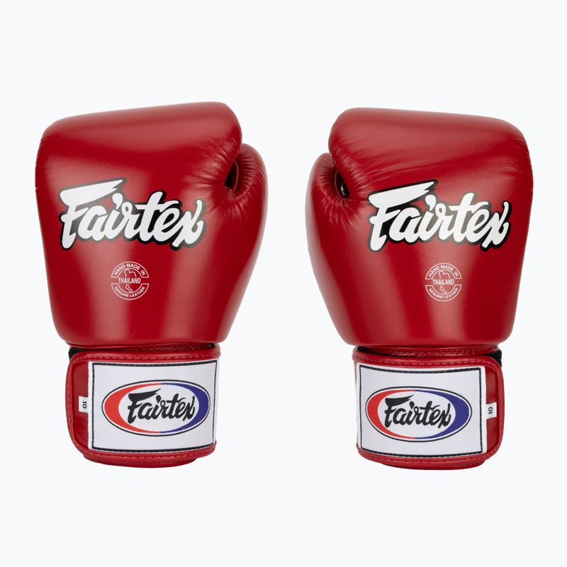 Боксови ръкавици Fairtex Universal "Tight-Fit" Design red 2