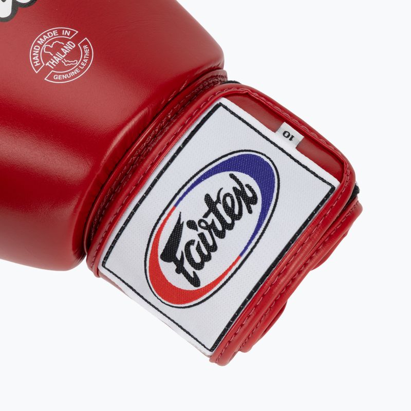 Боксови ръкавици Fairtex Universal "Tight-Fit" Design red 6