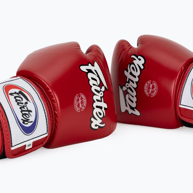 Боксови ръкавици Fairtex Universal "Tight-Fit" Design red 7