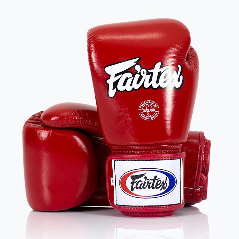 Боксови ръкавици Fairtex Universal "Tight-Fit" Design red 2
