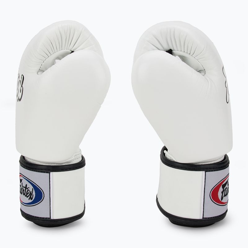 Боксови ръкавици Fairtex Universal „Tight-Fit“ Design white 4