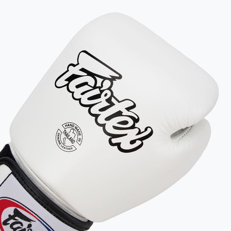 Боксови ръкавици Fairtex Universal „Tight-Fit“ Design white 5
