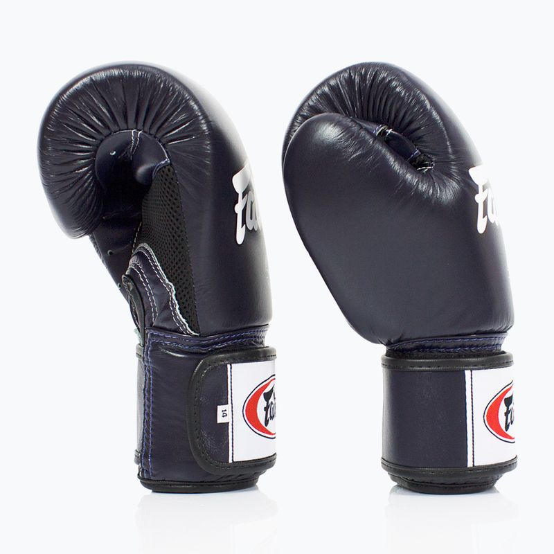 Fairtex Universal Дишащи сини боксови ръкавици 3