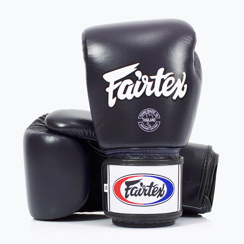 Fairtex Universal Дишащи сини боксови ръкавици 4