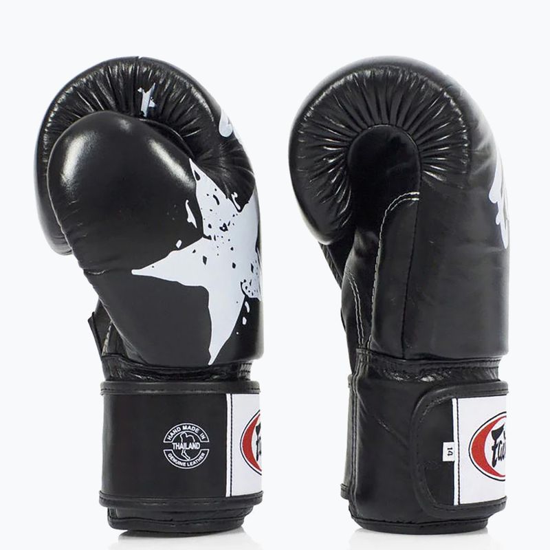 Боксови ръкавици Fairtex "Tight-Fit" Design-Nation Prints Collection black 4