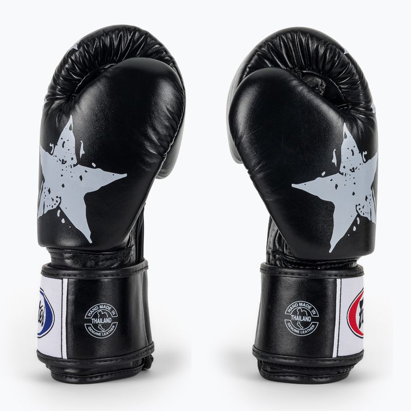 Боксови ръкавици Fairtex "Tight-Fit" Design-Nation Prints Collection black 4