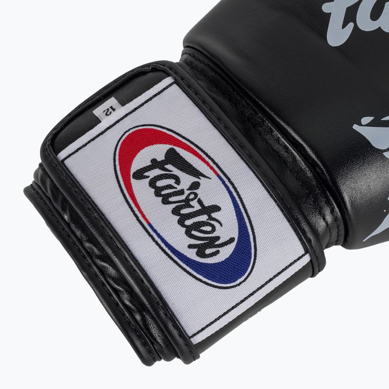 Боксови ръкавици Fairtex "Tight-Fit" Design-Nation Prints Collection black 6