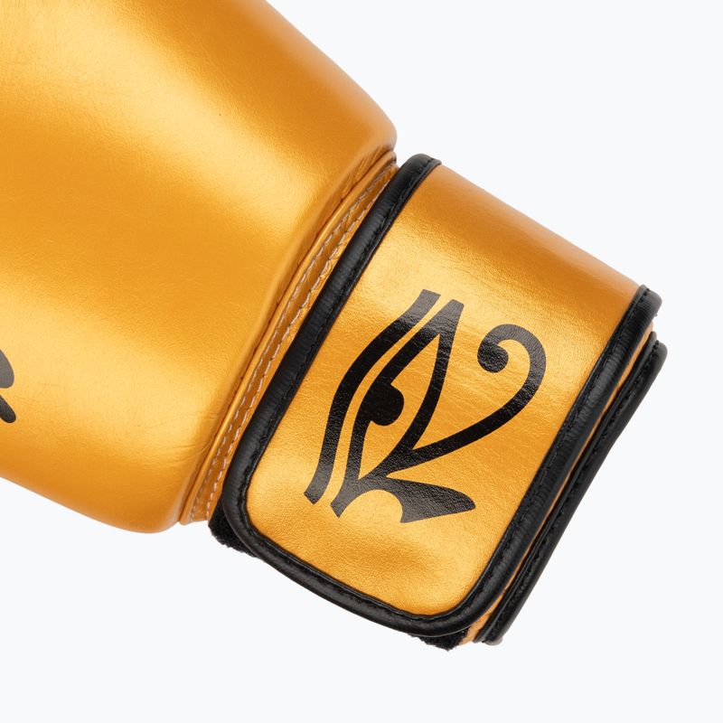 Боксови ръкавици Fairtex Universal „Tight-Fit“ Design Falcon gold 6