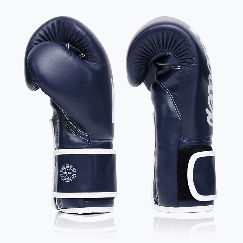 Боксови ръкавици Fairtex Microfiber blue 3