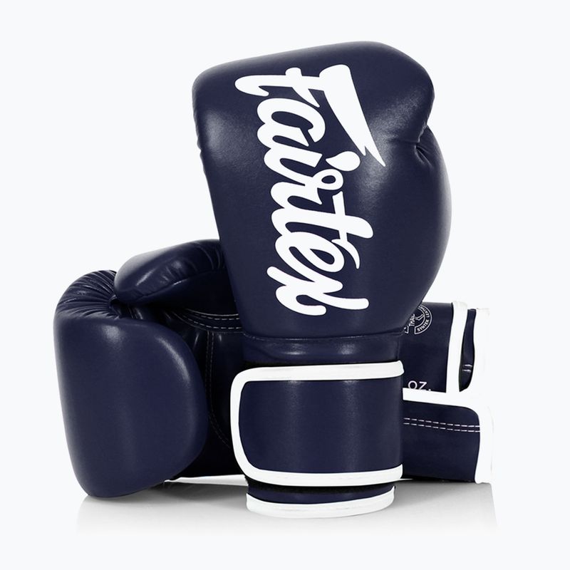 Боксови ръкавици Fairtex Microfiber blue 4