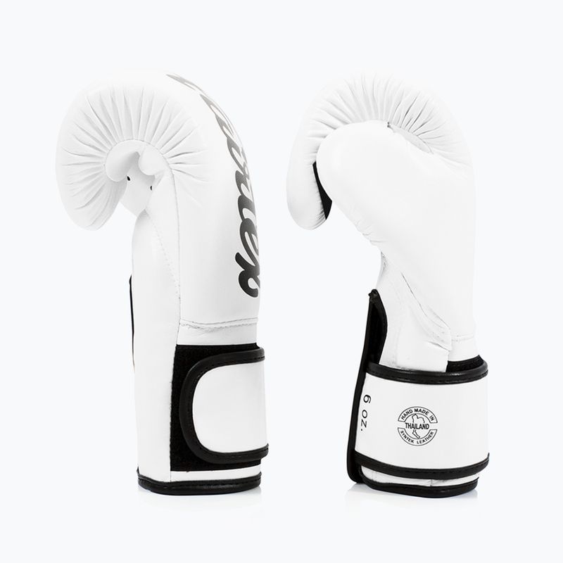 Боксови ръкавици Fairtex Microfiber white 3